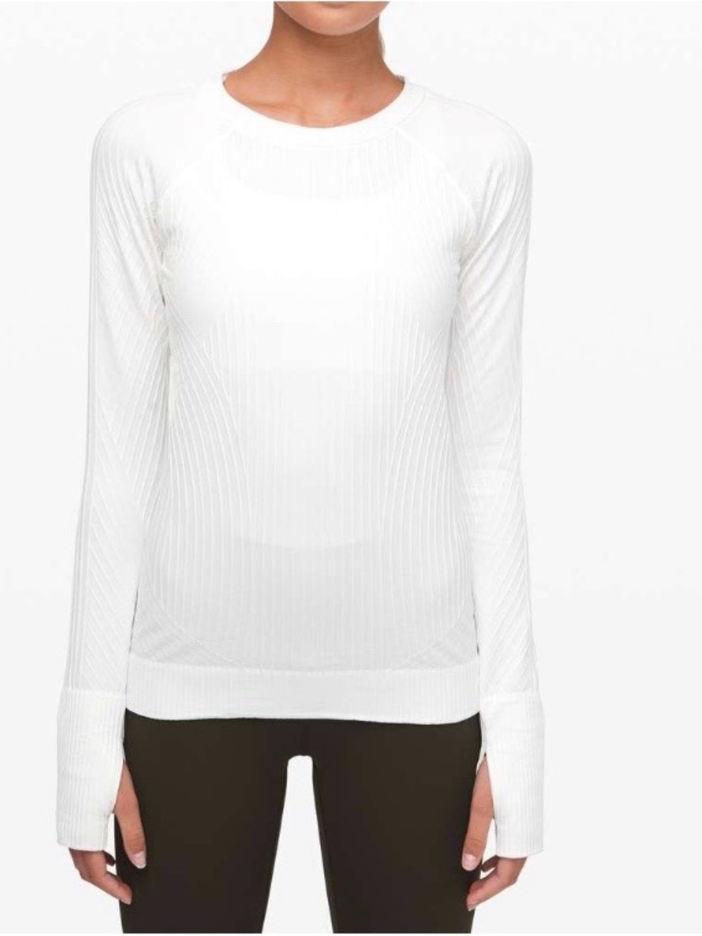 LULULEMON- Rest Less Pullover White Size 6